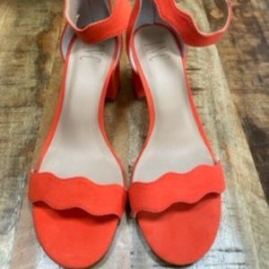 I.N.C. Orange sandals Size 8